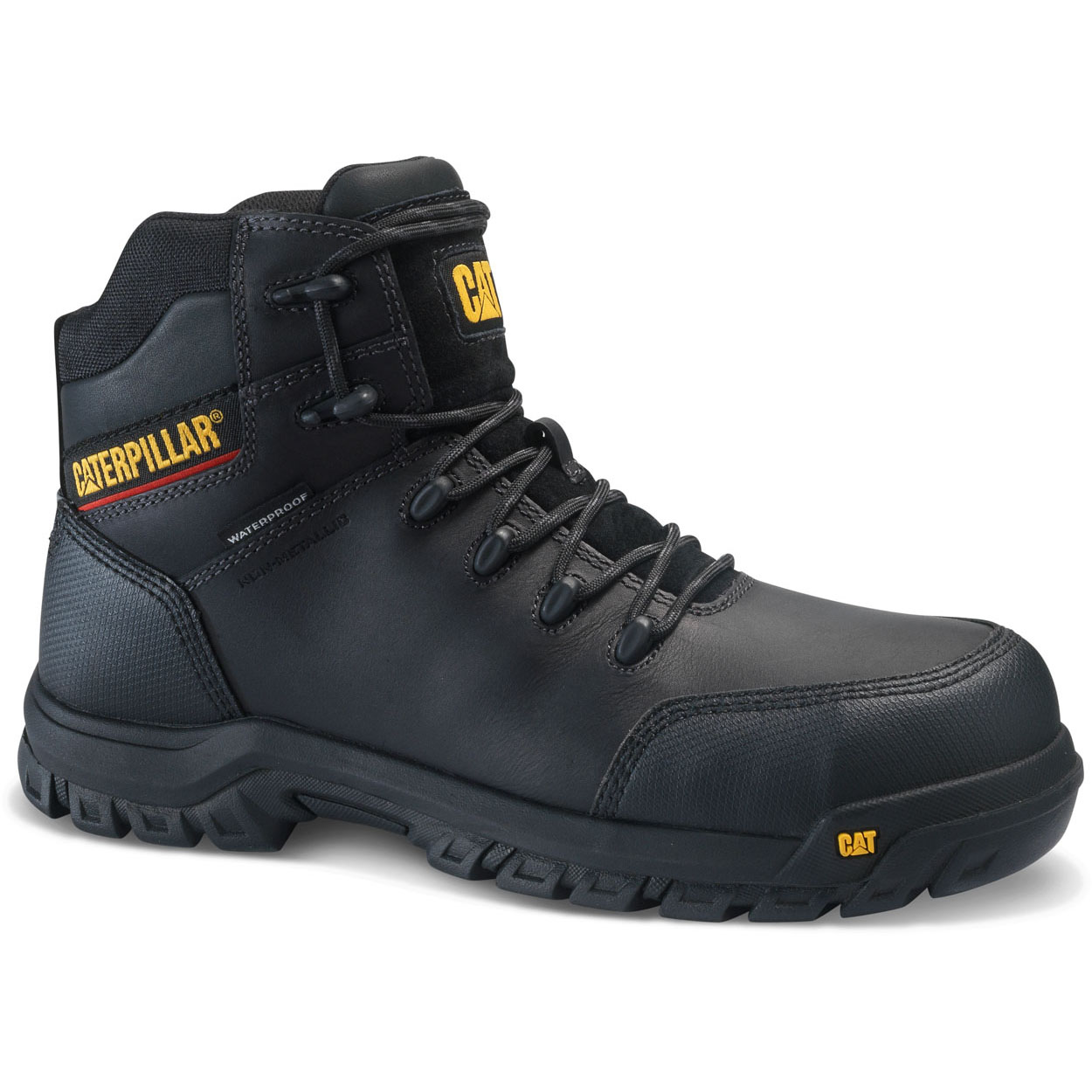 Caterpillar Boots South Africa - Cat Men's Resorption Safety Boots Black EA9536804